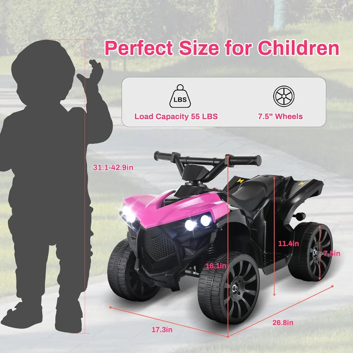 Kids Ride-On ATV Electric Off-Road