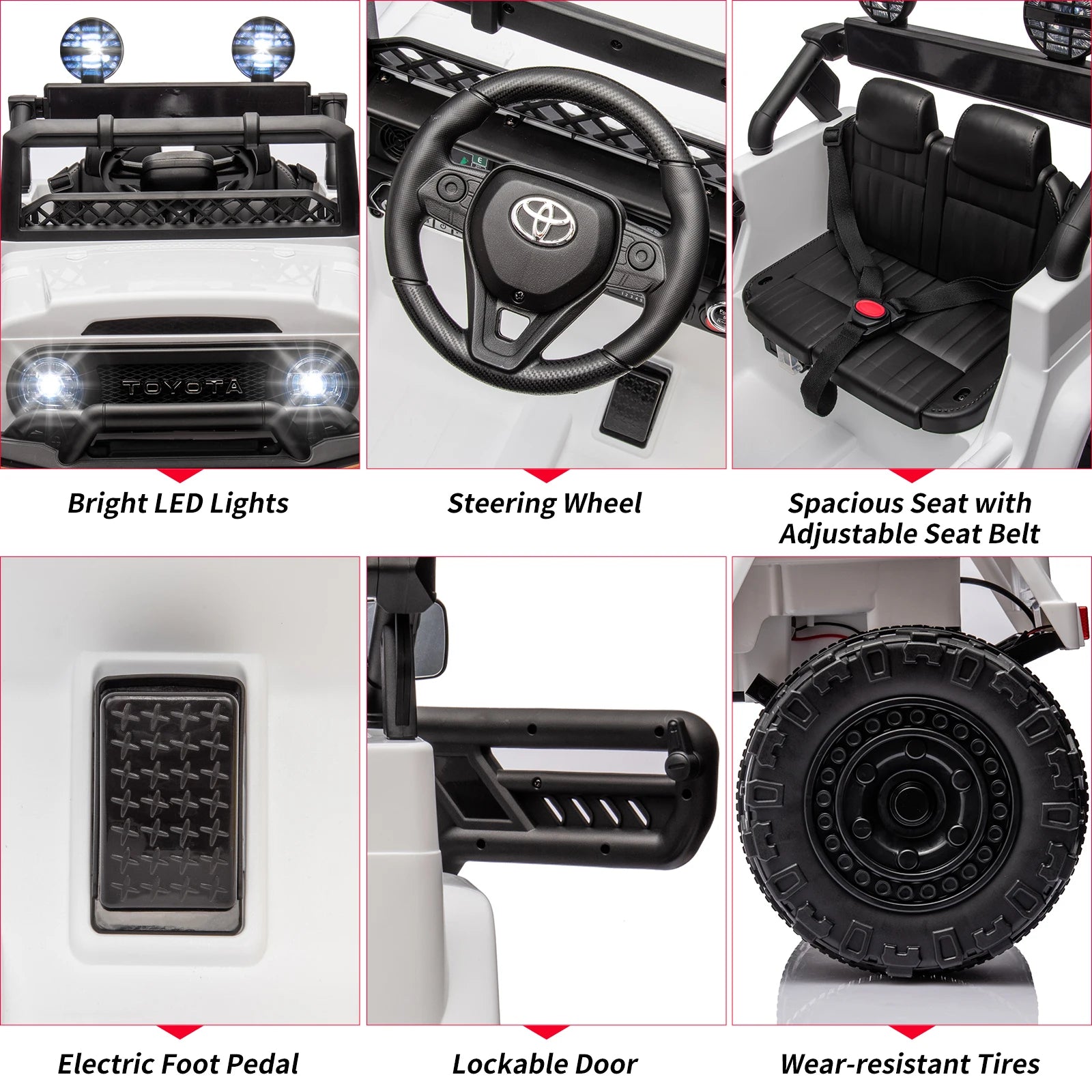 12V Electric Ride-On Car Toy Truck for Kids